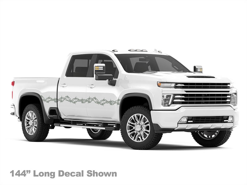 Barbed Wire Truck Custom Vehicle Graphic