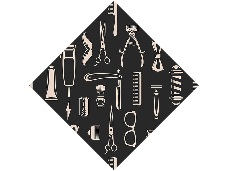 Barbershop Tools Barber Vinyl Wrap Pattern