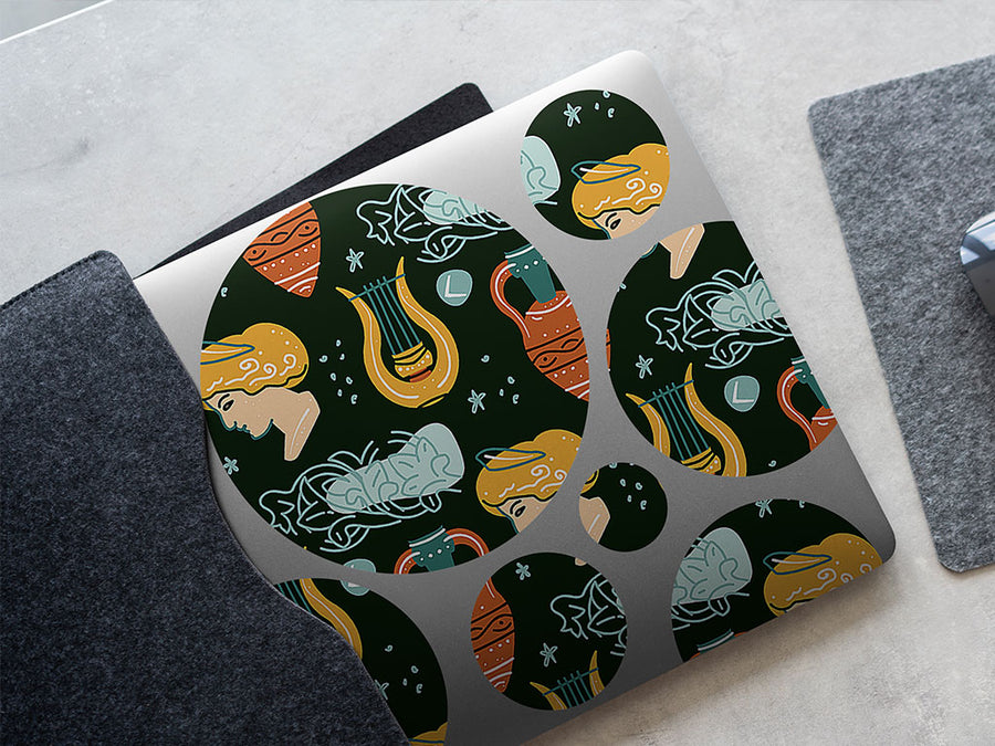 barefaced lyre greco roman DIY Laptop Stickers