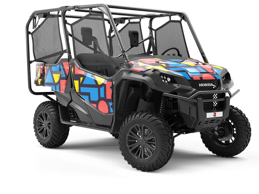 Basic Geometry Abstract Utility Vehicle Vinyl Wrap