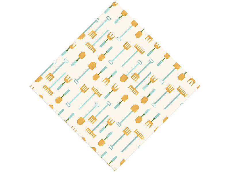 Basic Tools Gardening Vinyl Wrap Pattern