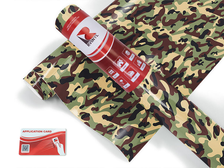 basin beige camouflage Craft Vinyl Roll