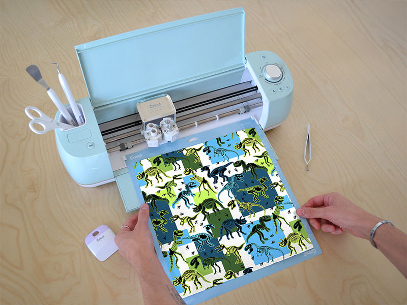 battered blues dinosaur Cricut Compatible Vinyl