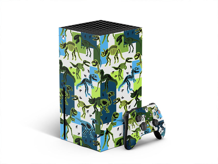battered blues dinosaur XBOX DIY Decal