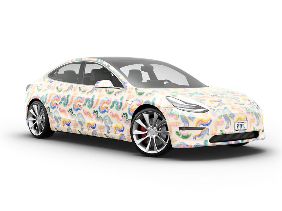 Battle Cry Abstract Vehicle Vinyl Wrap