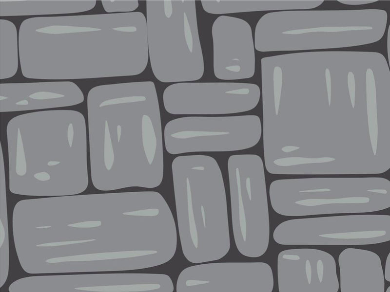 Battleship Grey Brick Vinyl Wrap Pattern~Rwraps Series 914 Digitally Printed Vinyl Wrap~0