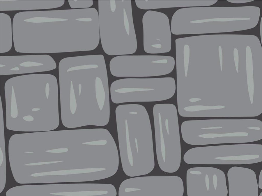 Battleship Grey Brick Vinyl Wrap Pattern~Rwraps Series 914 Digitally Printed Vinyl Wrap~0