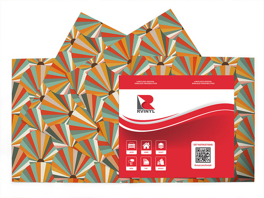 be gee retro Craft Vinyl Sheet Pack