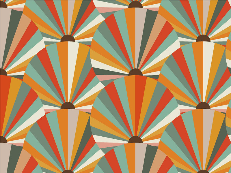 Be Gee Retro Vinyl Wrap Pattern~Rwraps Series 914 Digitally Printed Vinyl Wrap~0