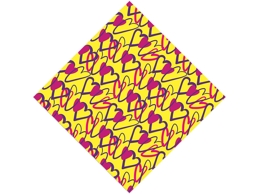 Be Mine Heart Vinyl Wrap Pattern