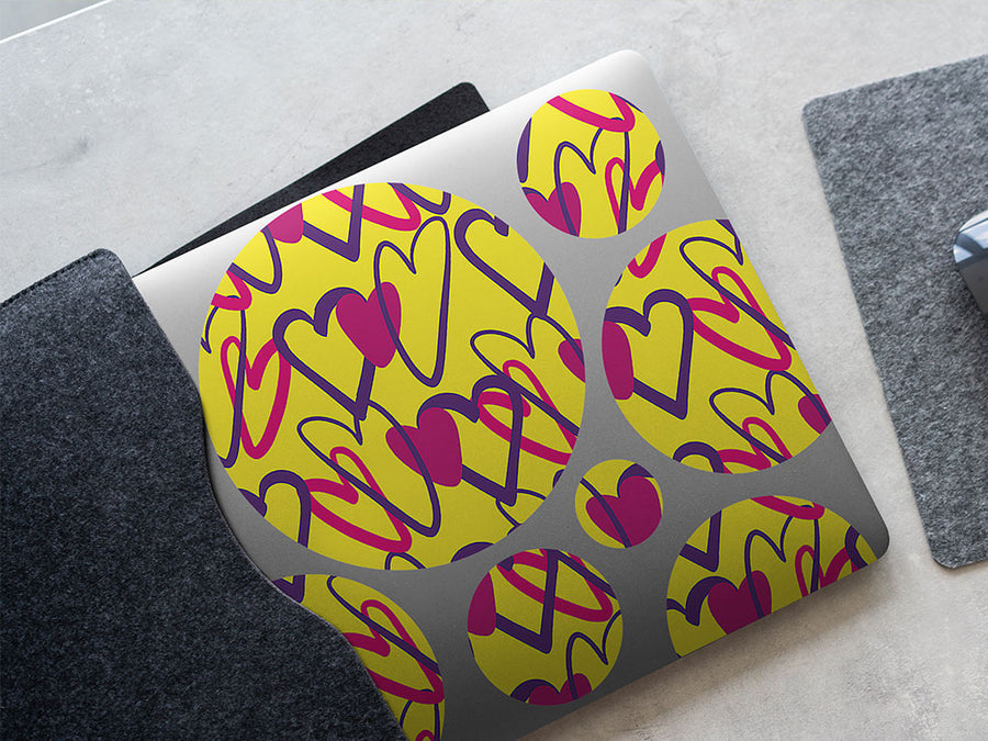 be mine heart DIY Laptop Stickers