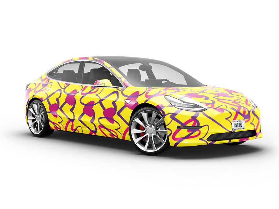 Be Mine Heart Vehicle Vinyl Wrap