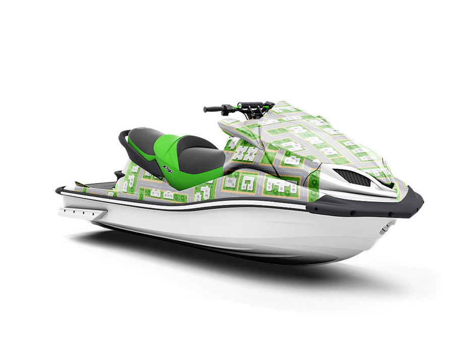 Be Neighborly Cityscape Jet Ski Vinyl Customized Wrap