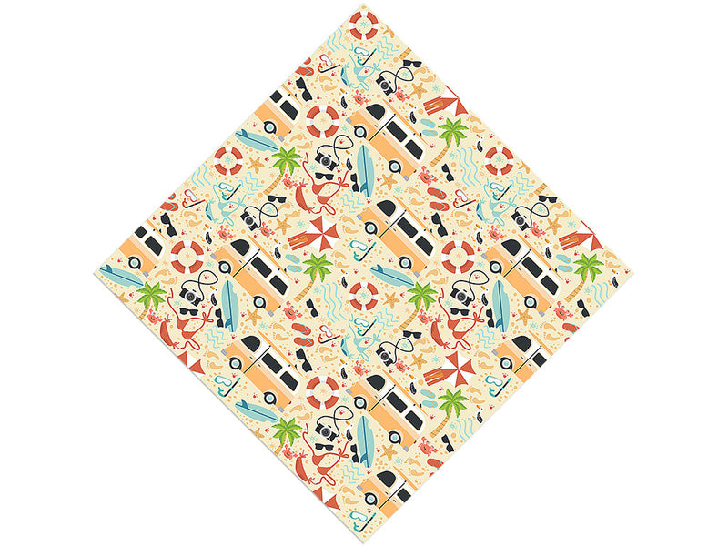 Beach Life Summertime Vinyl Wrap Pattern