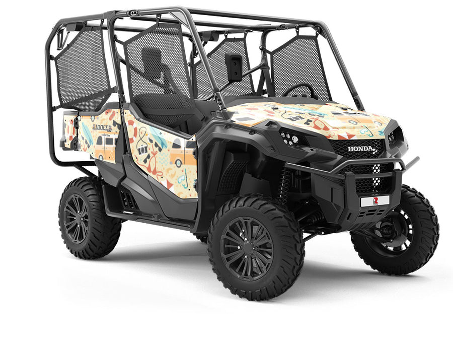 Beach Life Summertime Utility Vehicle Vinyl Wrap