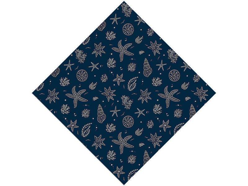 Beachy Constellations Marine Life Vinyl Wrap Pattern