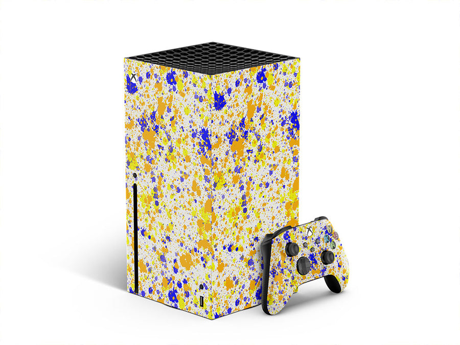 beachy vibes paint splatter XBOX DIY Decal