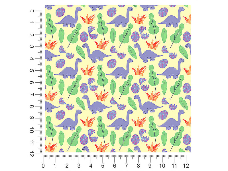 beatific brontosaurs dinosaur 1ft x 1ft Craft Sheets