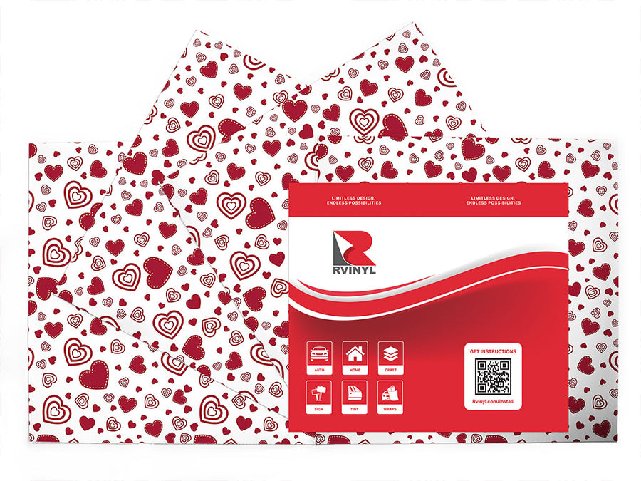 beating drums heart Craft Vinyl Sheet Pack