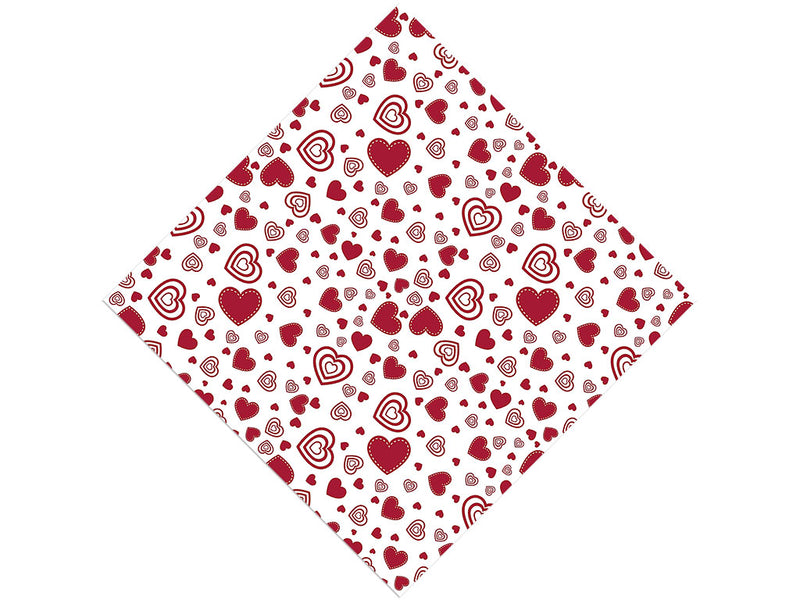 Beating Drums Heart Vinyl Wrap Pattern