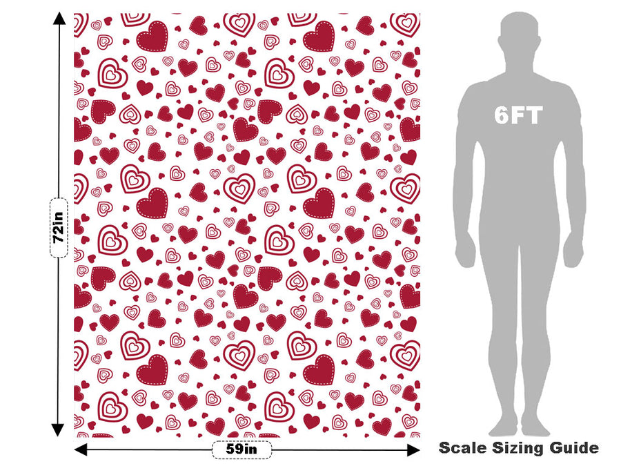 Beating Drums Heart Vehicle Wrap Scale~Rwraps Series 914 Beating Drums Heart Measurements~1
