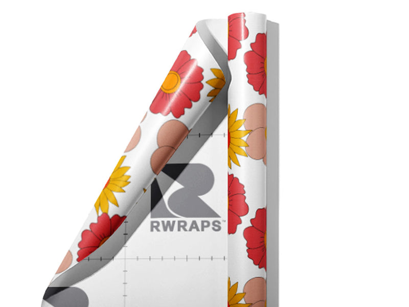 Beautiful Barbarella Retro Wrap Film Sheets~Rwraps Series 914 Beautiful Barbarella Retro Scrolled Sheet~3