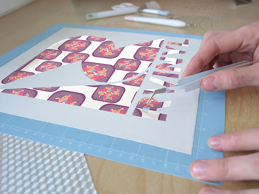 beautiful ones abstract geometric Easy Weed Craft Vinyl
