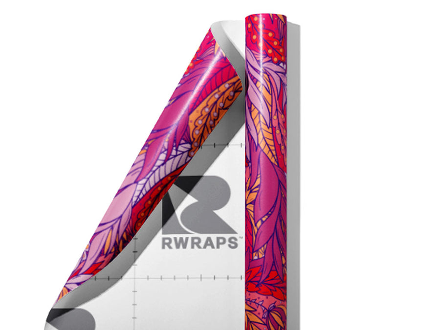 Beautiful Stranger Floral Wrap Film Sheets~Rwraps Series 914 Beautiful Stranger Floral Scrolled Sheet~3