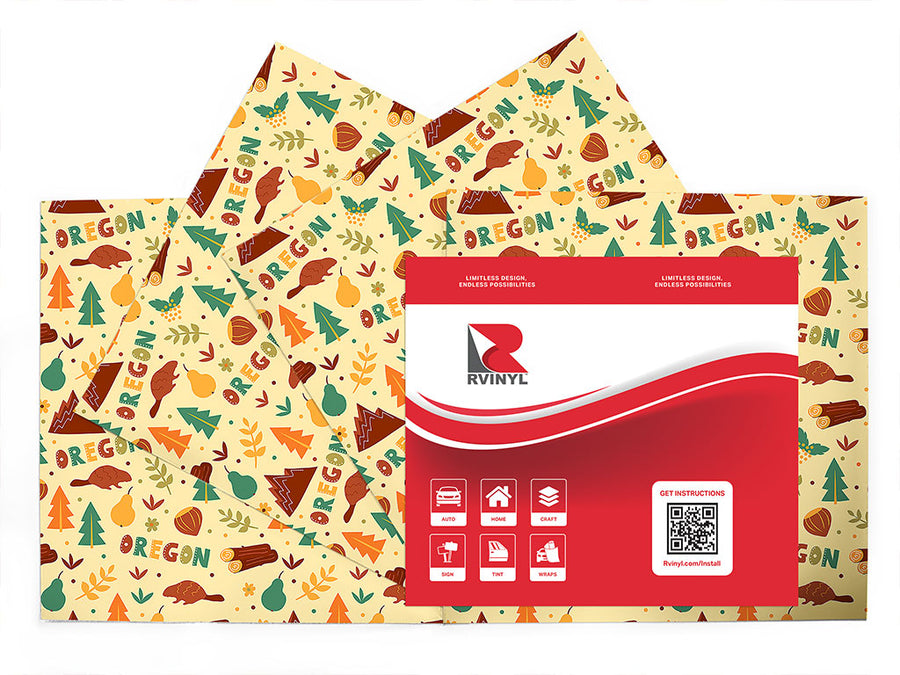beaver state Craft Vinyl Sheet Pack