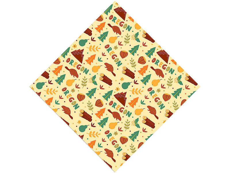 Beaver State Americana Vinyl Wrap Pattern