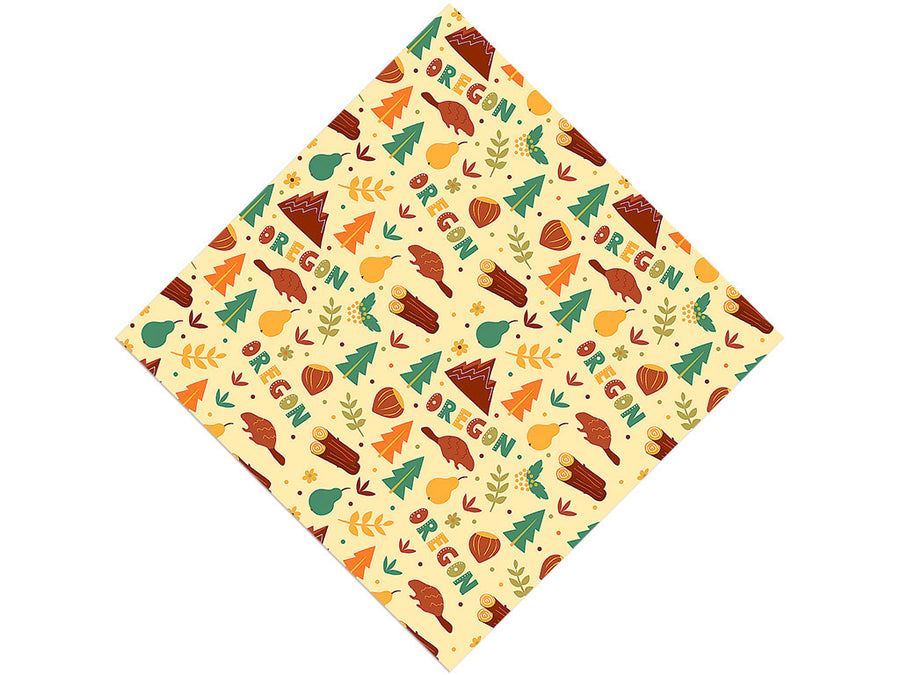Beaver State Americana Vinyl Wrap Pattern