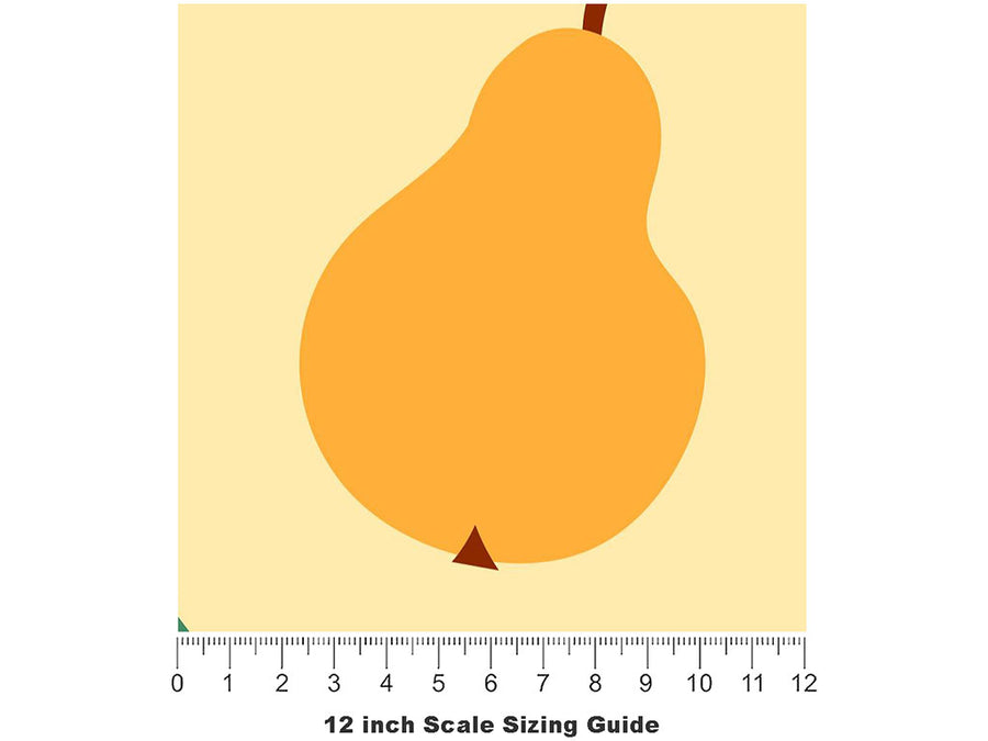 Beaver State Americana Vinyl Film Pattern Size 12 inch Scale~Rwraps Beaver State Americana Sizing Chart~3
