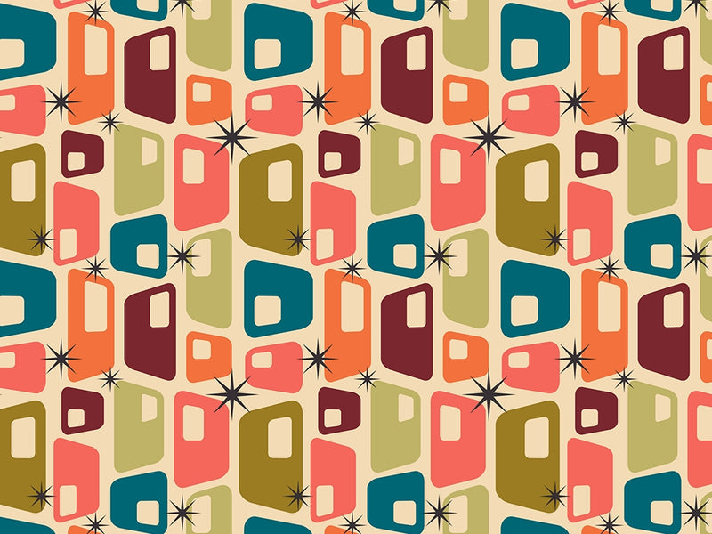 Been Bewitched Retro Vinyl Wrap Pattern~Rwraps Series 914 Digitally Printed Vinyl Wrap~0