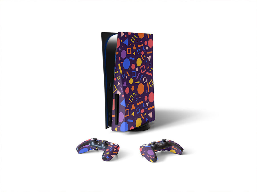 being young abstract geometric Sony PS5 DIY Skin