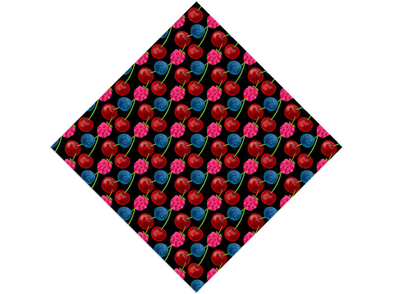 Berries and Cherries Fruit Vinyl Wrap Pattern