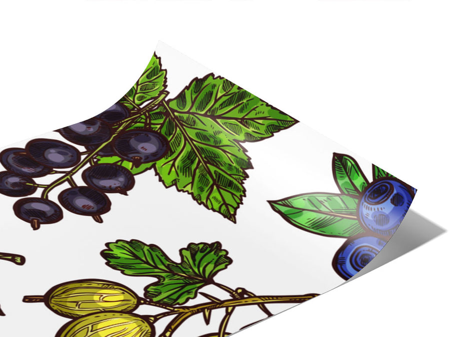 Berry Cluster Fruit Vinyl Wraps~Rwraps Series 914 Digitally Printed Vinyl Wrap~0