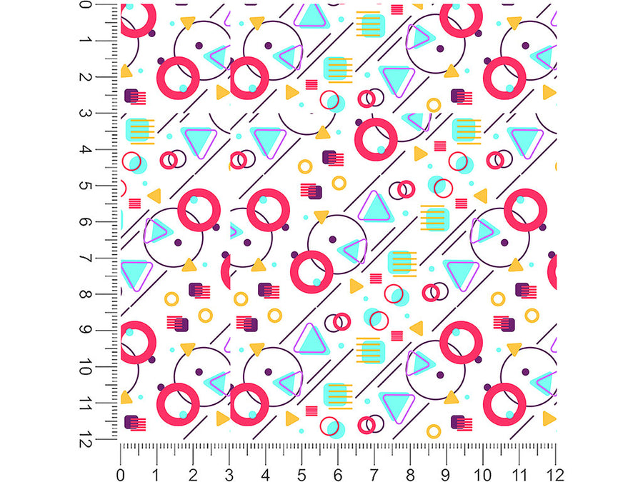 bette davis abstract geometric 1ft x 1ft Craft Sheets