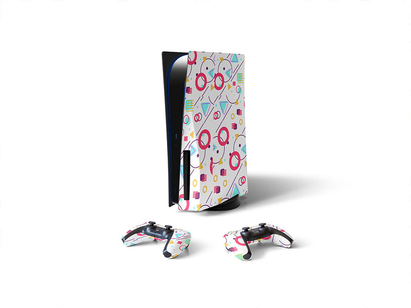 bette davis abstract geometric Sony PS5 DIY Skin