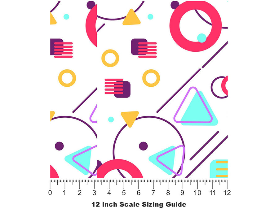 Bette Davis Abstract Vinyl Film Pattern Size 12 inch Scale~Rwraps Bette Davis Abstract Sizing Chart~2