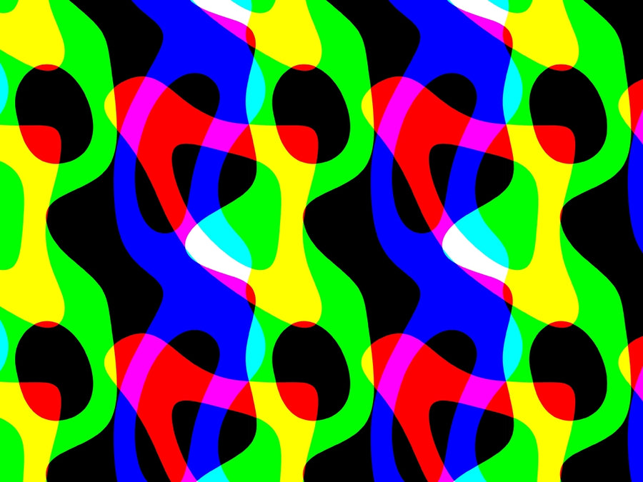 Beyond Darkness Retro Vinyl Wrap Pattern~Rwraps Series 914 Digitally Printed Vinyl Wrap~0
