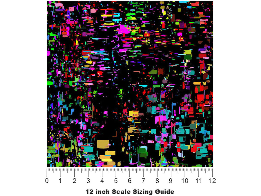 Beyond Saving Technology Vinyl Film Pattern Size 12 inch Scale~Rwraps Beyond Saving Technology Sizing Chart~3