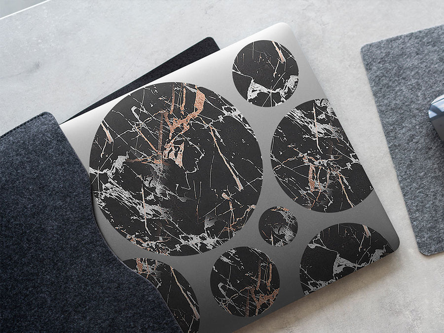 bilbao gray marble marble stone DIY Laptop Stickers