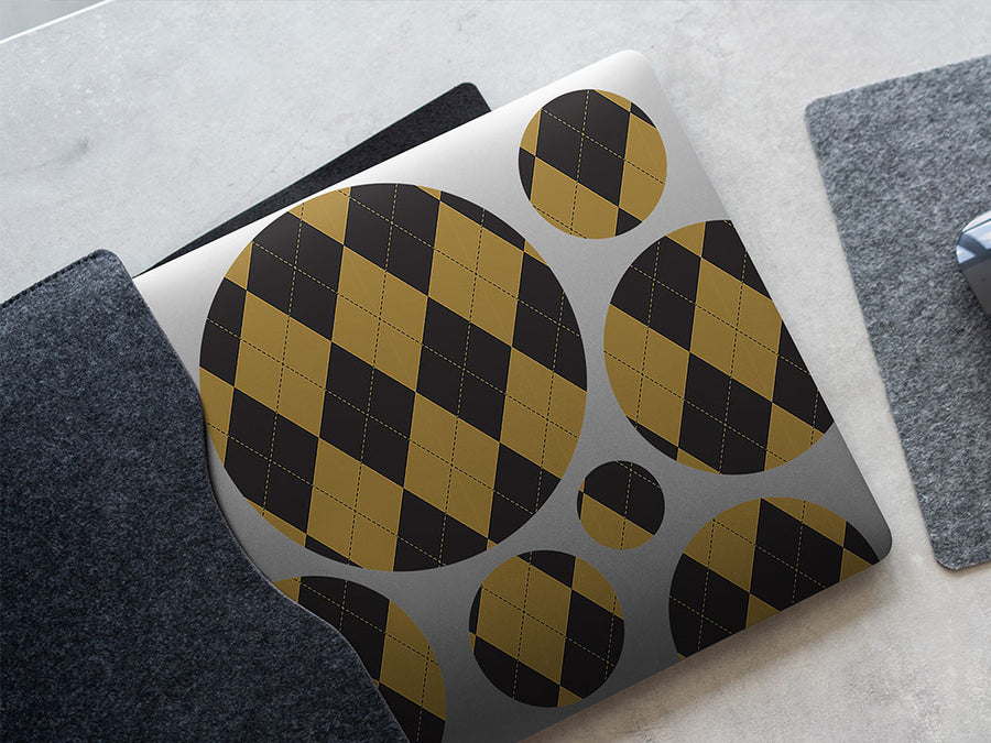 biscotti squares argyle DIY Laptop Stickers