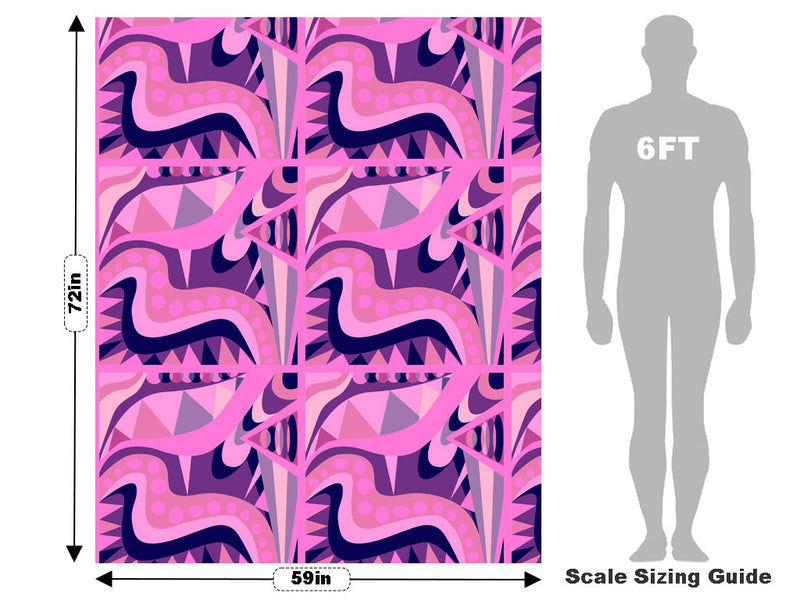 Bit of Pizzazz Mosaic Vehicle Wrap Scale~Rwraps Series 914 Bit of Pizzazz Mosaic Measurements~1