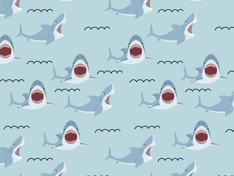 Bite Me Marine Life Vinyl Wrap Pattern~Rwraps Series 914 Digitally Printed Vinyl Wrap~0
