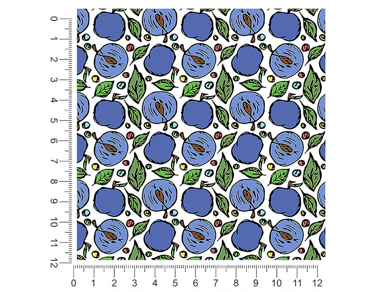 bite-sized bluebyrd fruit 1ft x 1ft Craft Sheets