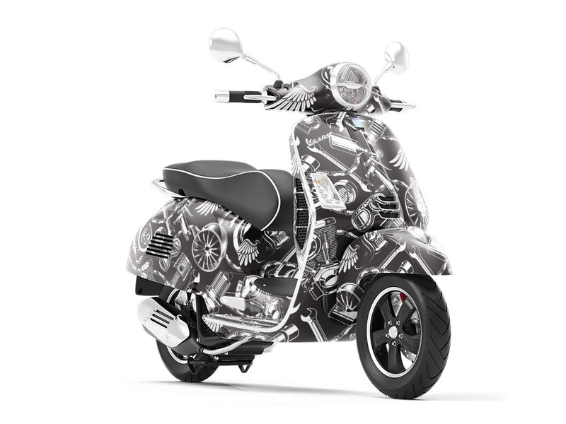 Bits Pieces Cars Vespa Scooter Wrap Film