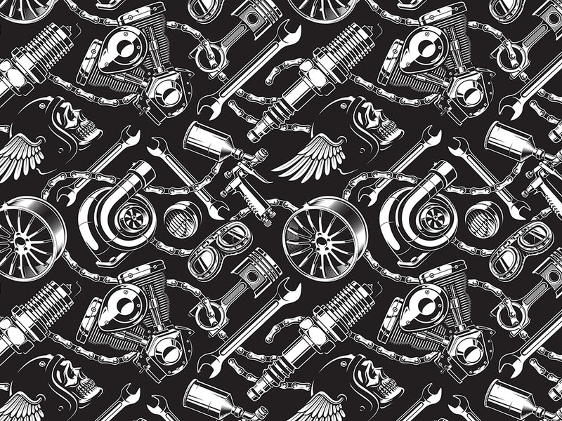 Bits Pieces Cars Vinyl Wrap Pattern~Rwraps Series 914 Digitally Printed Vinyl Wrap~0