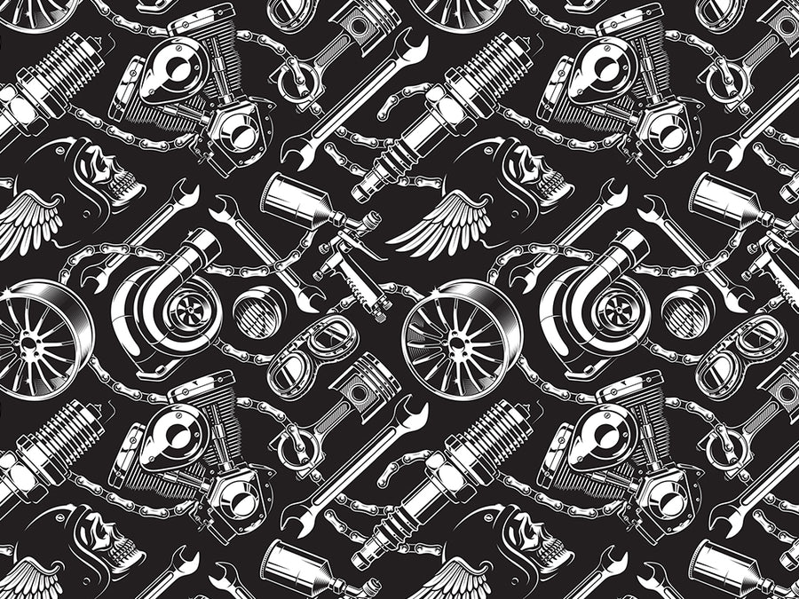 Bits Pieces Cars Vinyl Wrap Pattern~Rwraps Series 914 Digitally Printed Vinyl Wrap~0