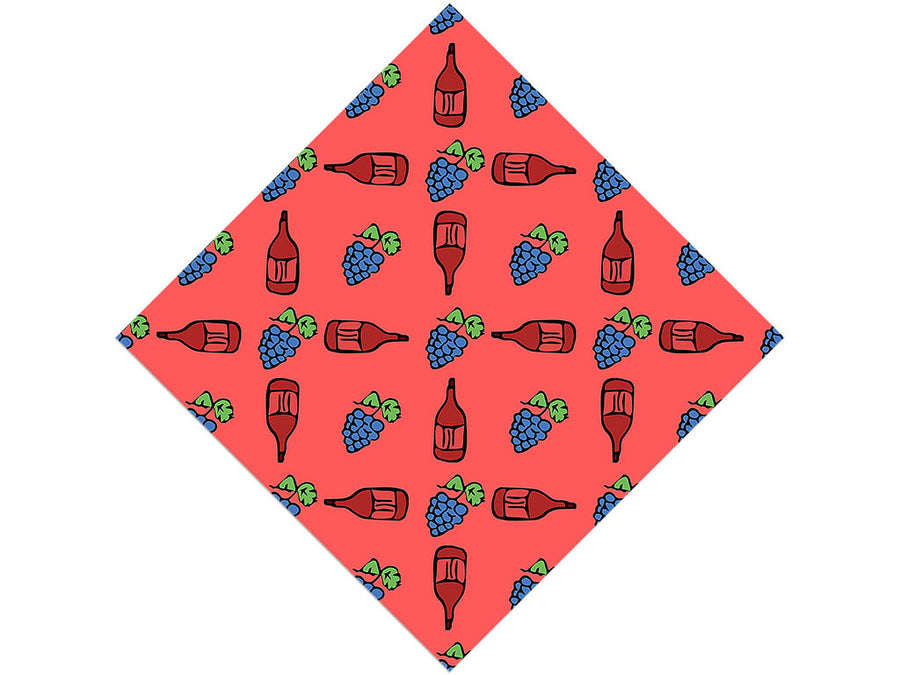 Bitter Red Alcohol Vinyl Wrap Pattern